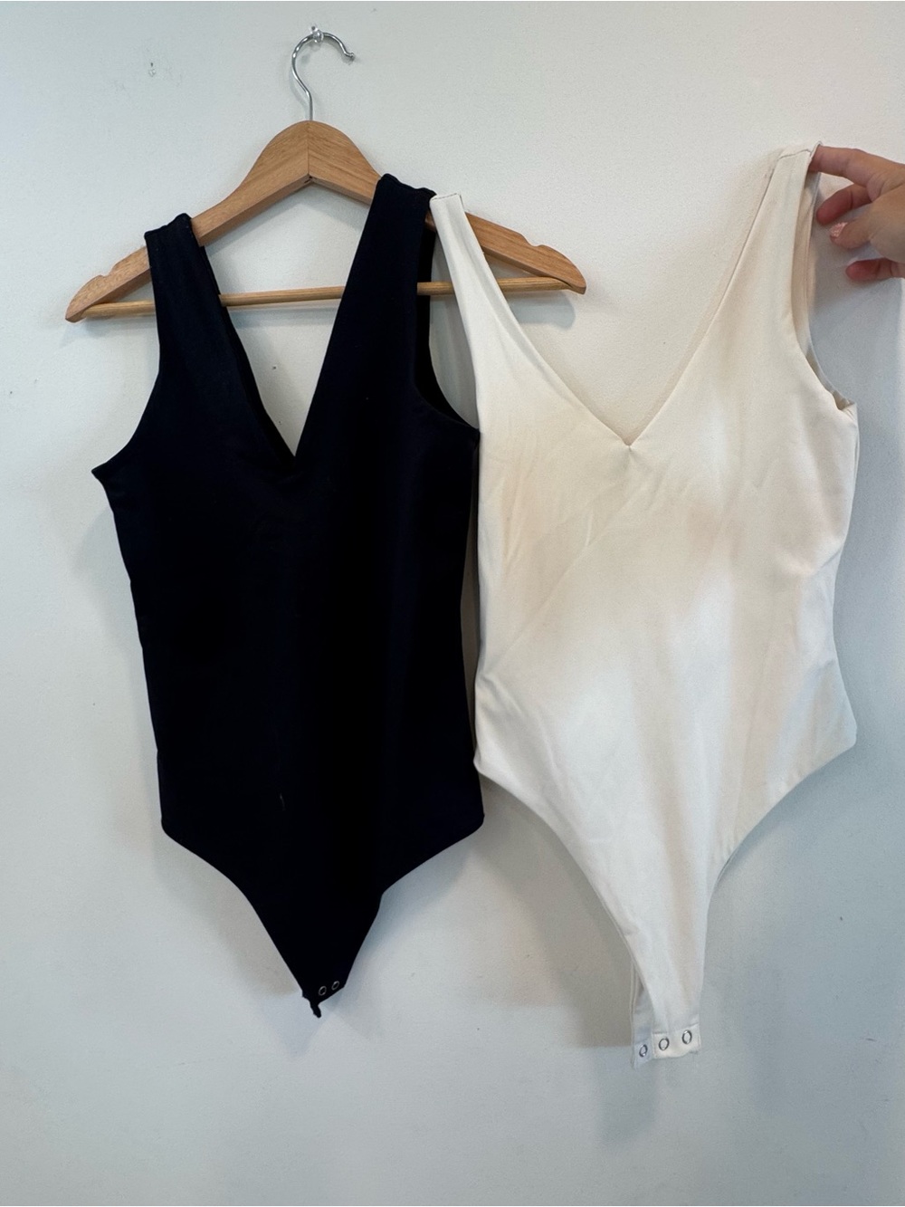Abercrombie Soft AF Black & white bodysuit bundle